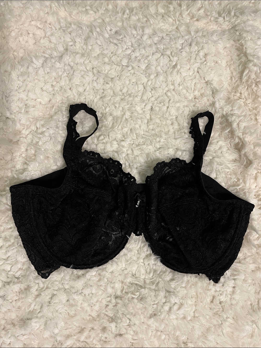 Smart & Sexy Black Lace Underwire Bra - Women's Intimates 40DD